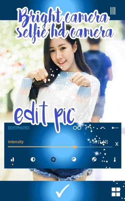 Selfie Bright Camera HD скриншот 2