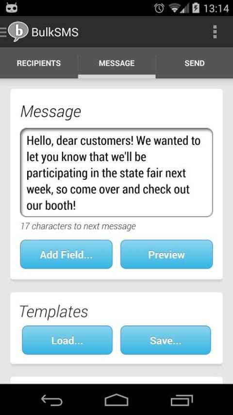 BulkSMS 4 تصوير الشاشة