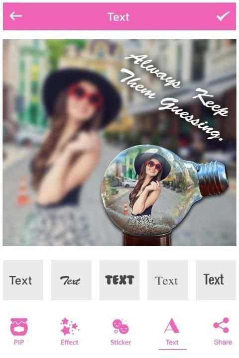 PIP Photo Camera Montage Editor screenshot 2