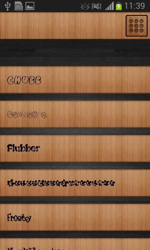 Galaxy Font Style 6 تصوير الشاشة
