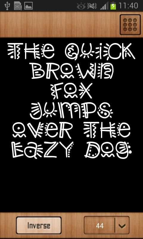 Galaxy Font Style 1 تصوير الشاشة