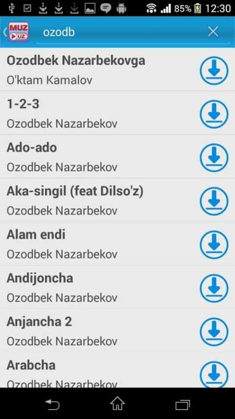 MUZ.UZ 5 تصوير الشاشة