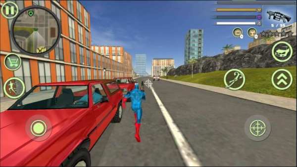 Super Spider Rope Man hero: Crime City Gangster स्क्रीनशॉट 3