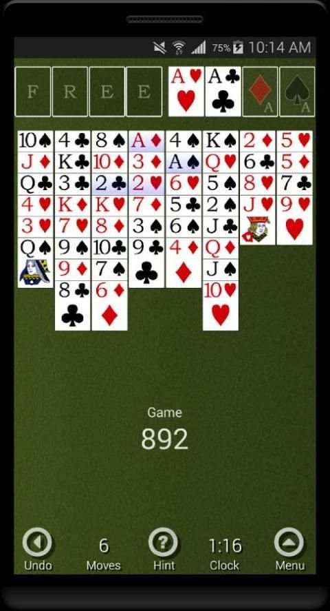 FreeCell Forever скриншот 12