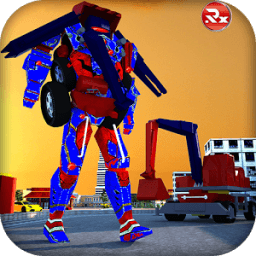 Excavator Transforming Robot icon