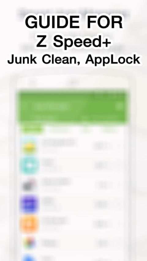 GO Speed Junk Clean Guide screenshot 4