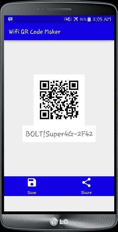 WiFi QR Code Maker स्क्रीनशॉट 8