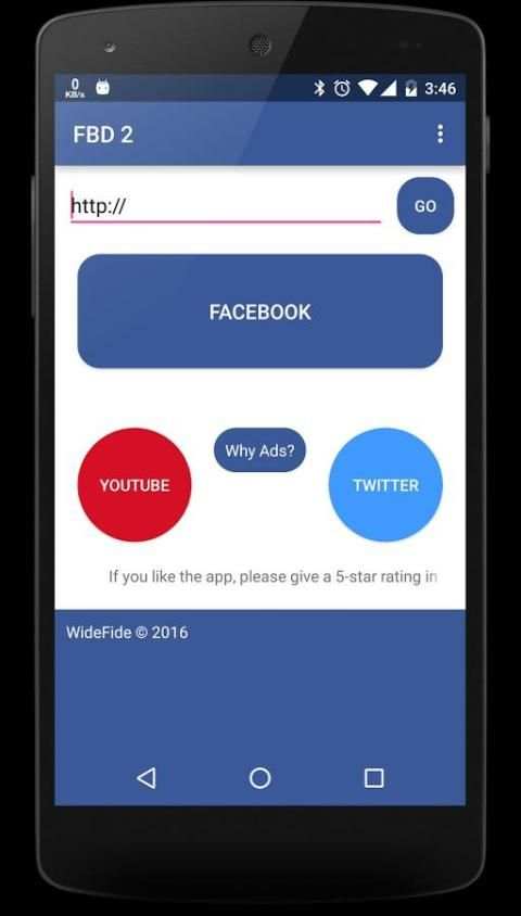 FBD 2 Desktop for Facebook स्क्रीनशॉट 1