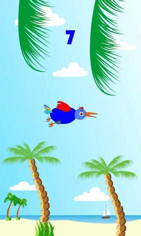 Funny Bird. At the beach screenshot 2