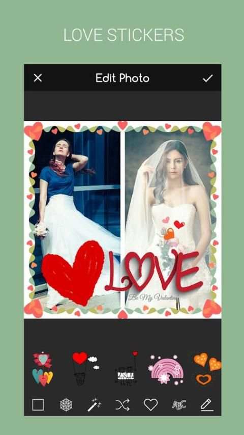 Love Grid: Photo Collage Maker स्क्रीनशॉट 3