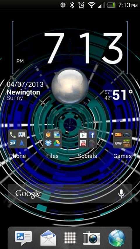 Tech Rings Live Wallpaper Free स्क्रीनशॉट 1
