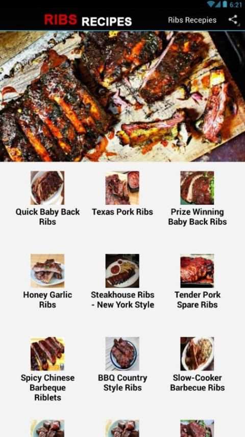 Ribs Recipes स्क्रीनशॉट 5