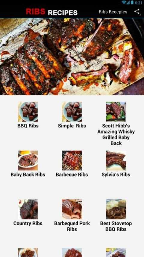 Ribs Recipes स्क्रीनशॉट 4