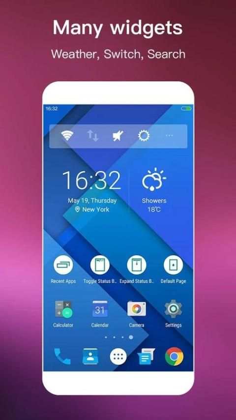 iTop Launcher - Top, Modern screenshot 2