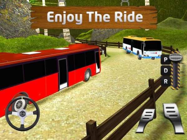 Offroad Bukit Bus Simulator 3D screenshot 2