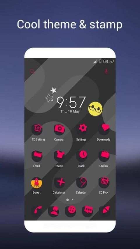 CC Launcher - Cool & Cute स्क्रीनशॉट 2