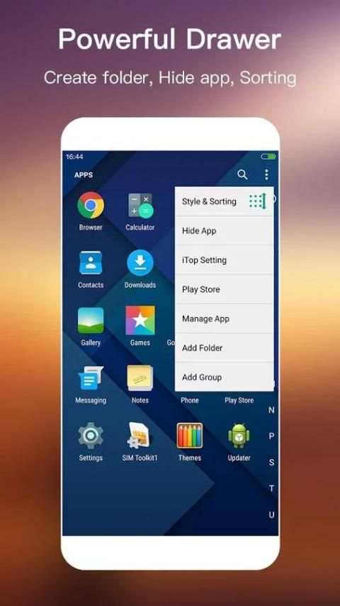 iTop Launcher - Top, Modern screenshot 6