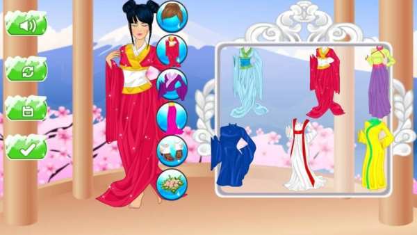 chinese princess make-up games screenshot 11