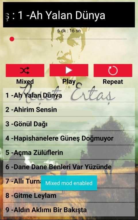Neşet Ertaş Şarkıları İnternetsiz 3 تصوير الشاشة