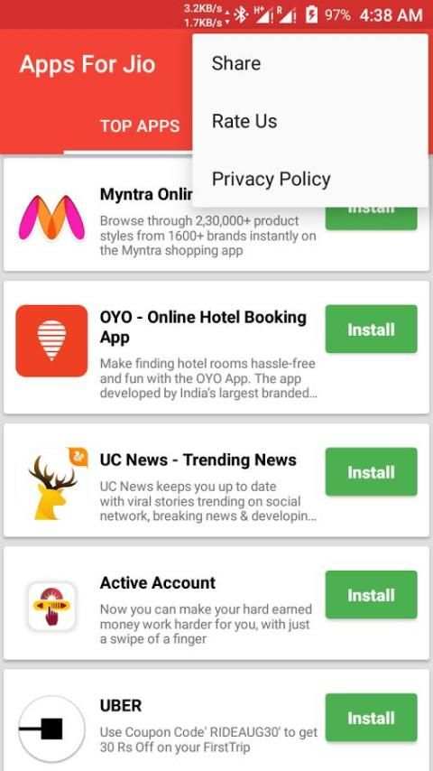 Apps For Jio / MyJio screenshot 1