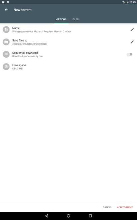 FuTorrent स्क्रीनशॉट 7
