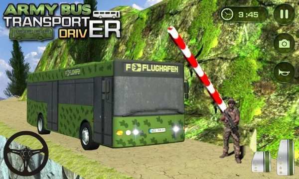Army Bus Transporter Driver 15 تصوير الشاشة