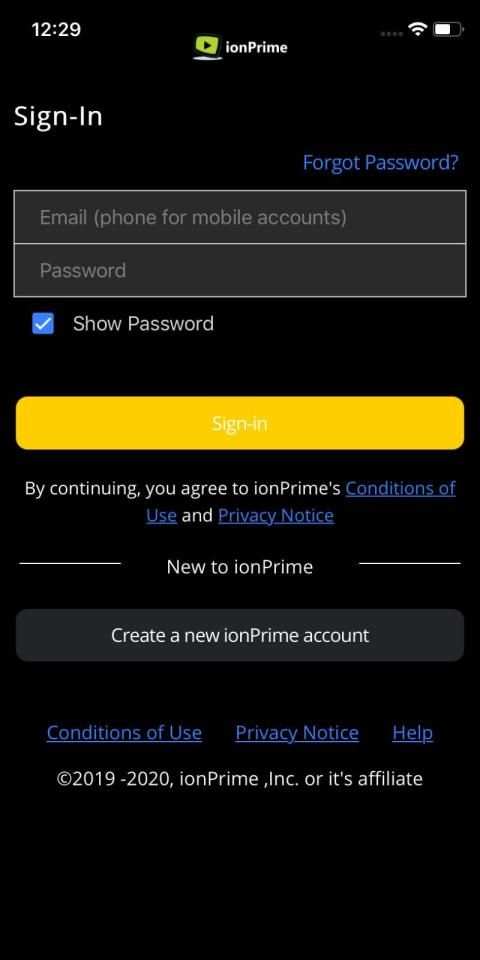 Ionic 5 Prime video App Template screenshot 3