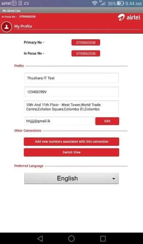My Airtel Lite स्क्रीनशॉट 7