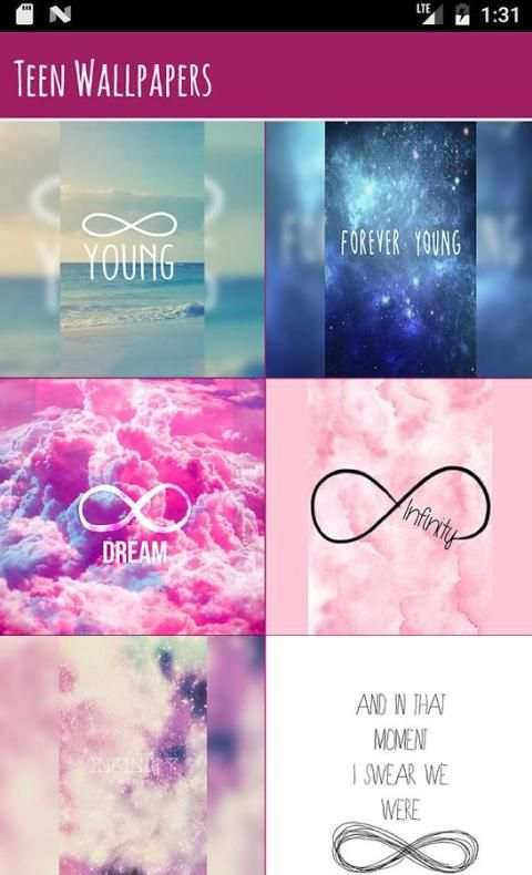 Teen Wallpapers Free 1 تصوير الشاشة