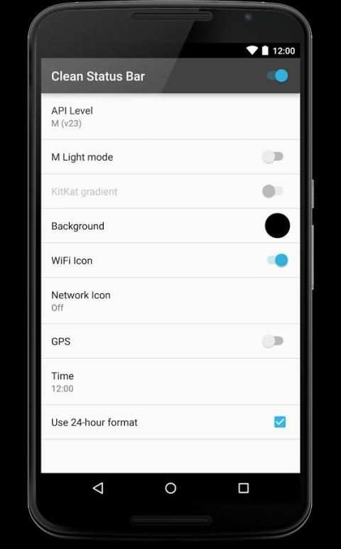 Clean Status Bar [Developers] screenshot 2