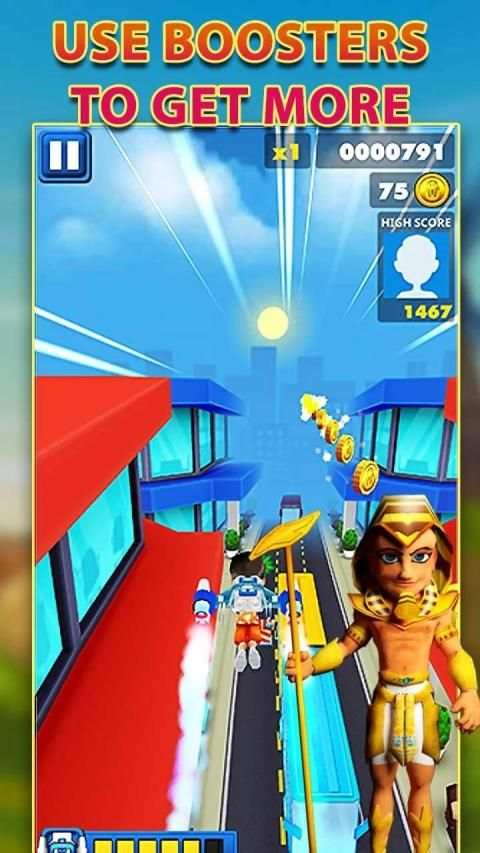 Subway Bus Runner 3D screenshot 2