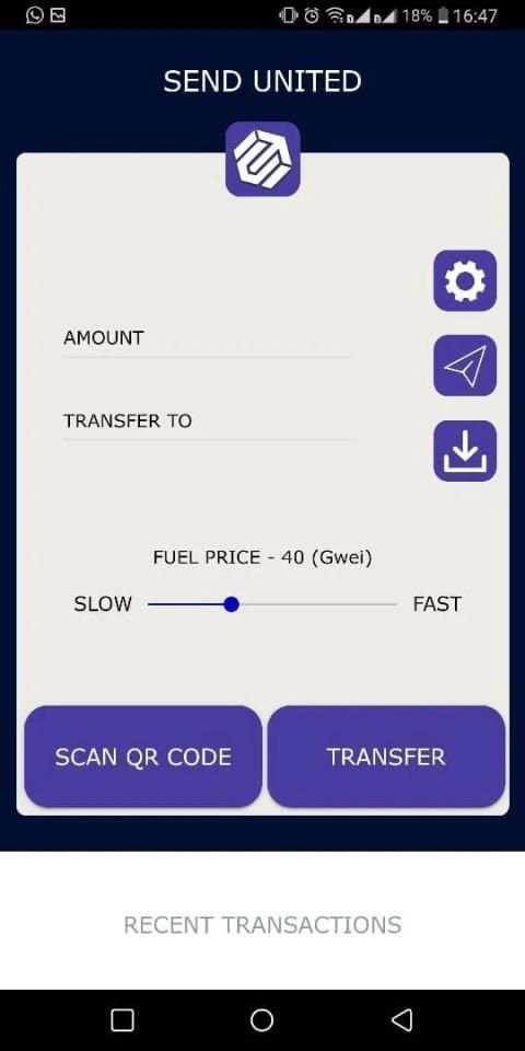 United (UTED) Wallet स्क्रीनशॉट 7