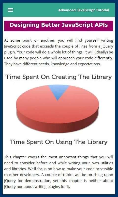 Advanced Javascript screenshot 1