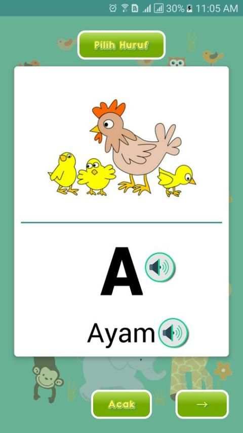 AZ Belajar Abjad Nama Hewan screenshot 7