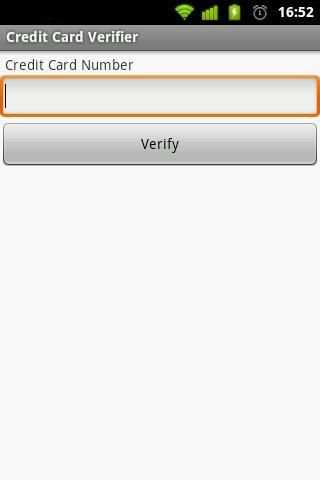 Credit Card Verifier 2 تصوير الشاشة