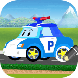 * Robot Police Car Coloring иконка