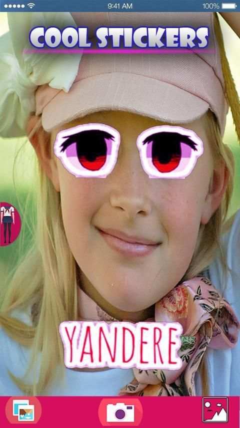 yandere sim sticker camera 4 تصوير الشاشة