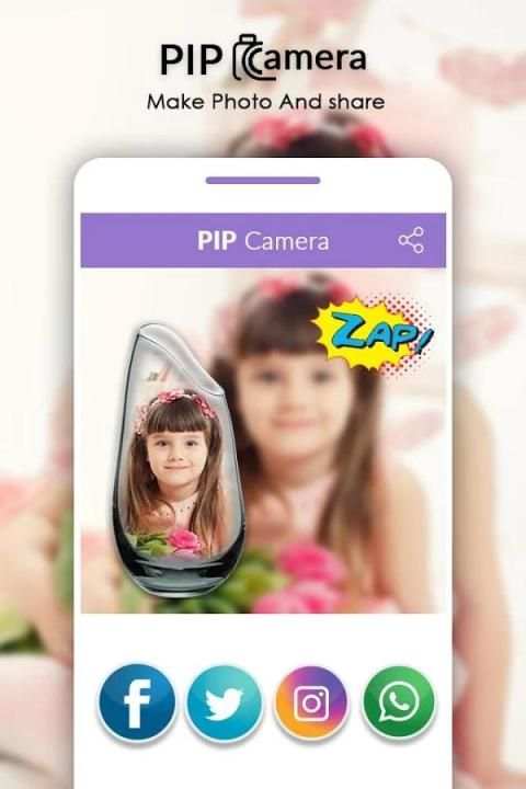 PIP Camera Photo Effect screenshot 1