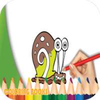 Coloring Game Snail Turbo Bob