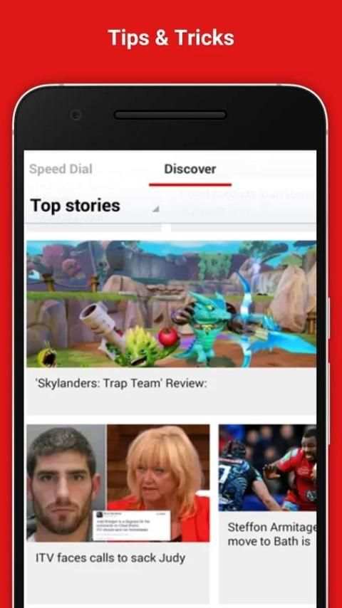 Fast Opera Mini Browser Tips स्क्रीनशॉट 1