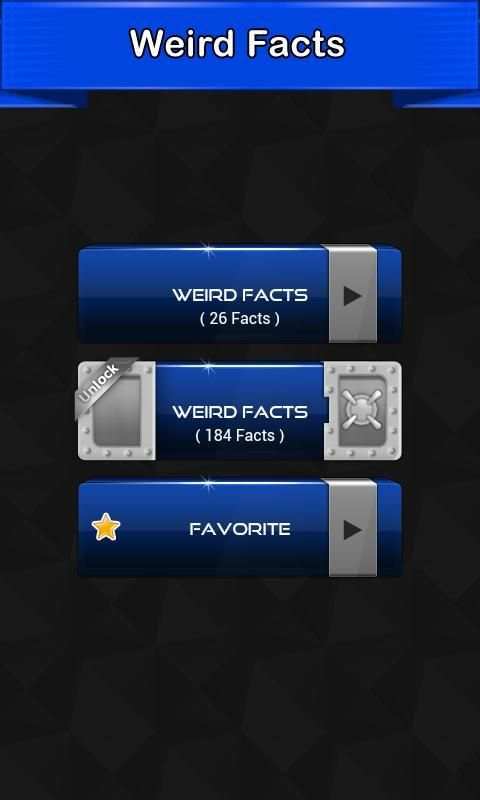 Weird Facts screenshot 1