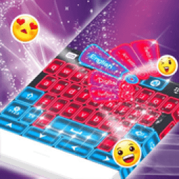 ikon Pink Neon Keyboard GO