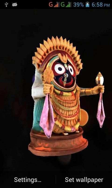 3D Jagannath Live Wallpaper स्क्रीनशॉट 3
