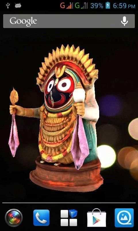 3D Jagannath Live Wallpaper स्क्रीनशॉट 2