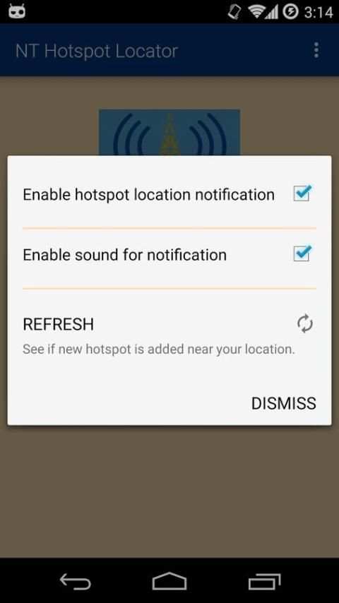 NT Hotspot Locator screenshot 2