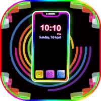 Rounded Corner-LED Border light Live Wallpaper