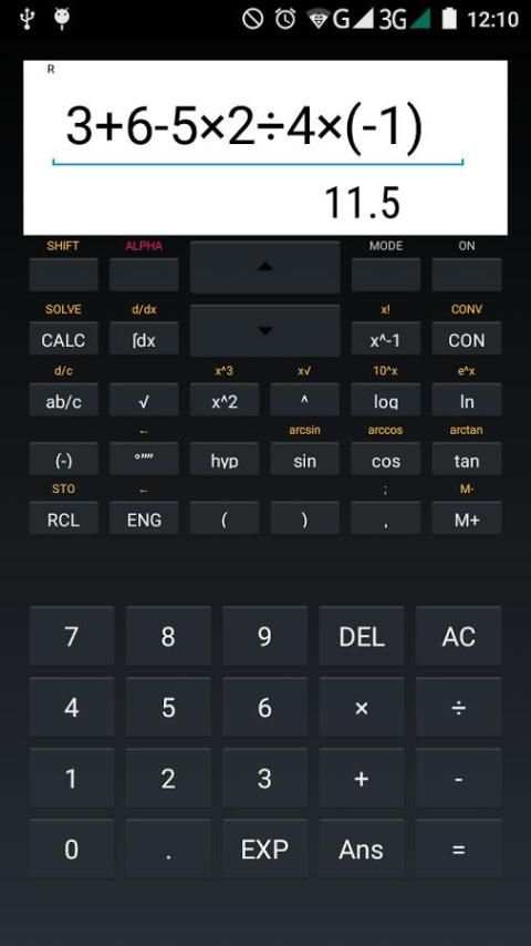 My calculator fx-570MS स्क्रीनशॉट 7