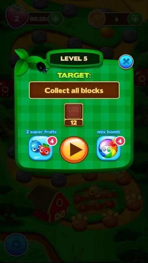 Fruit Candy Blast - The Fruit Link Crush Mania screenshot 2