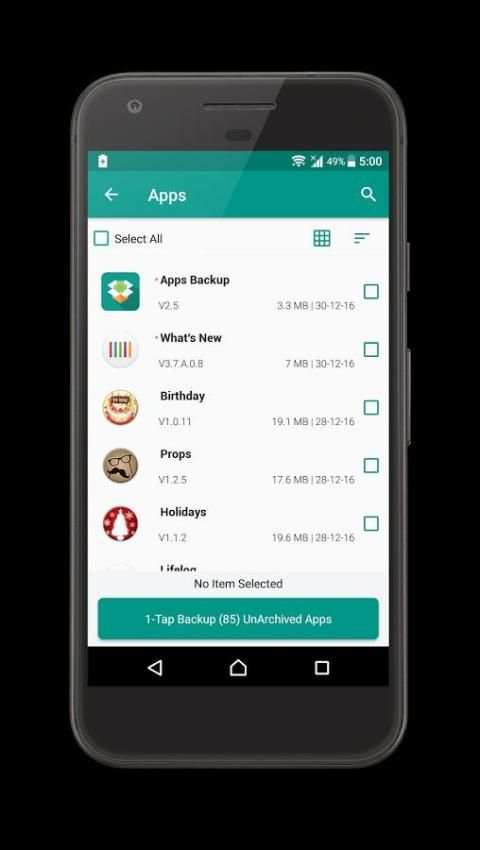Apps Backup скриншот 6