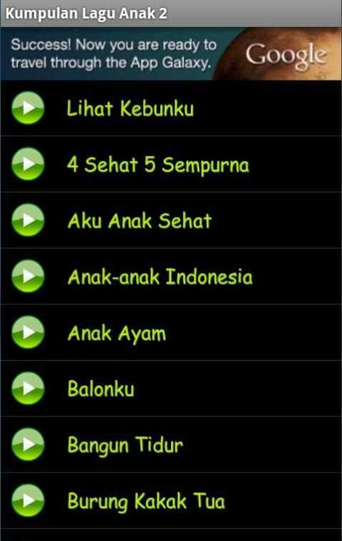 Kumpulan Lagu Anak-anak 2 screenshot 1